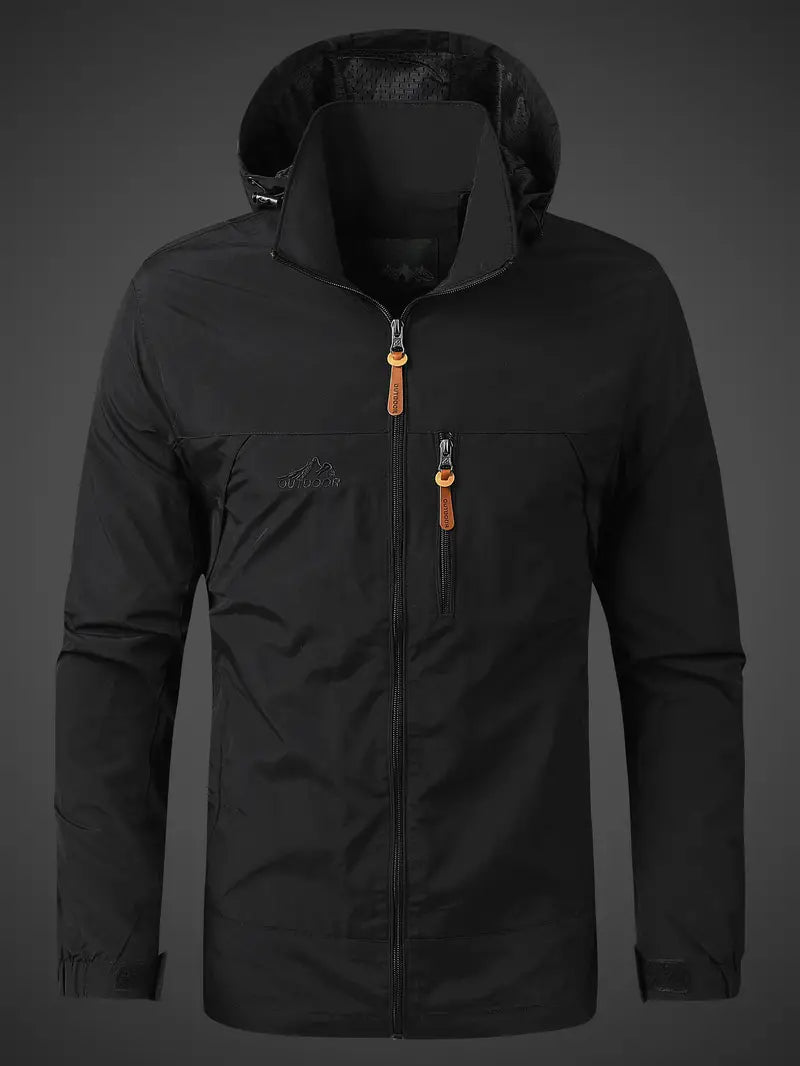Men’s Waterproof Outdoor Jacket | Windproof Lightweight Rain Coat | Oliver