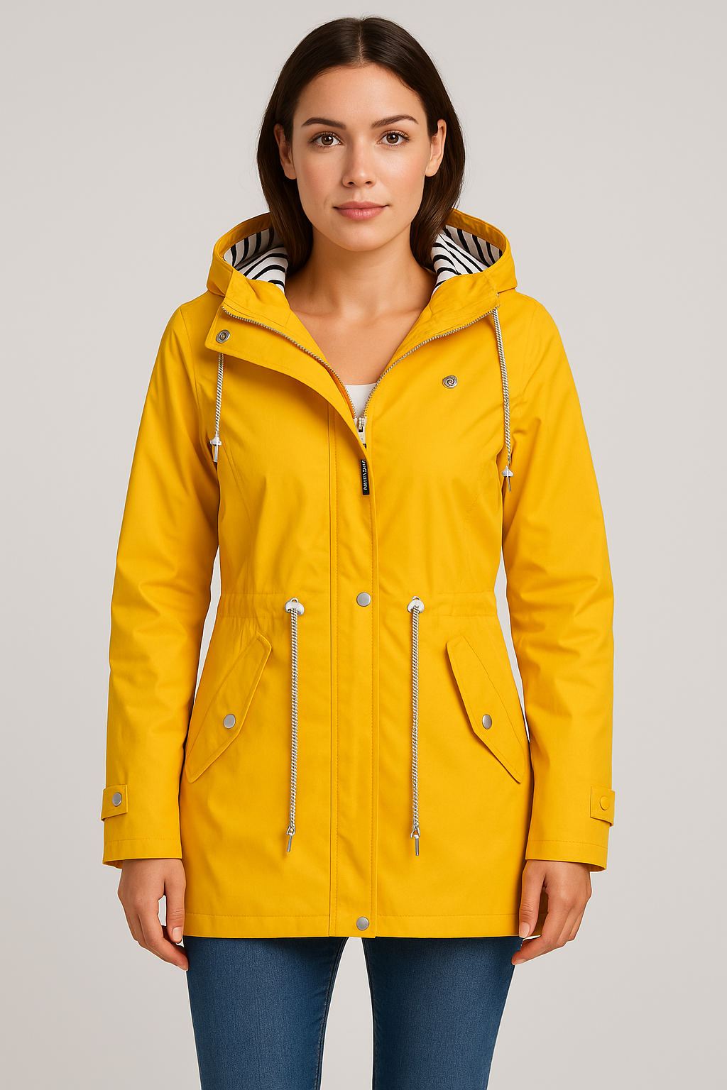 Waterproof Women’s Rain Jacket | Lightweight Hooded Coat | Maren