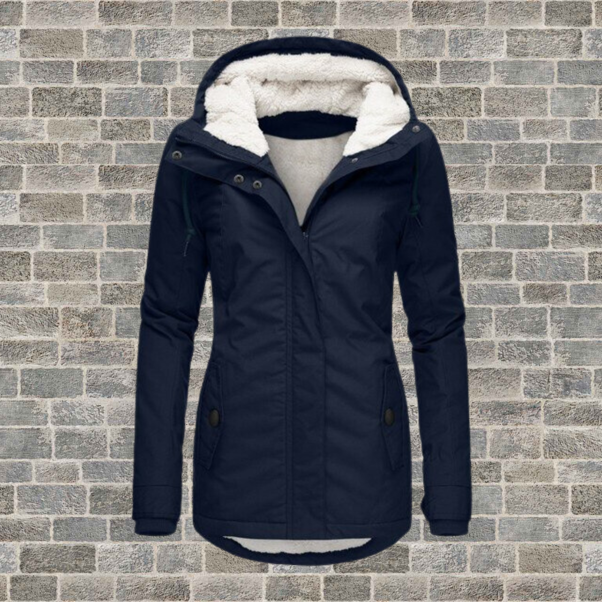 Women’s Padded Winter Coat | Hooded Fleece-Lined Jacket | Elsie
