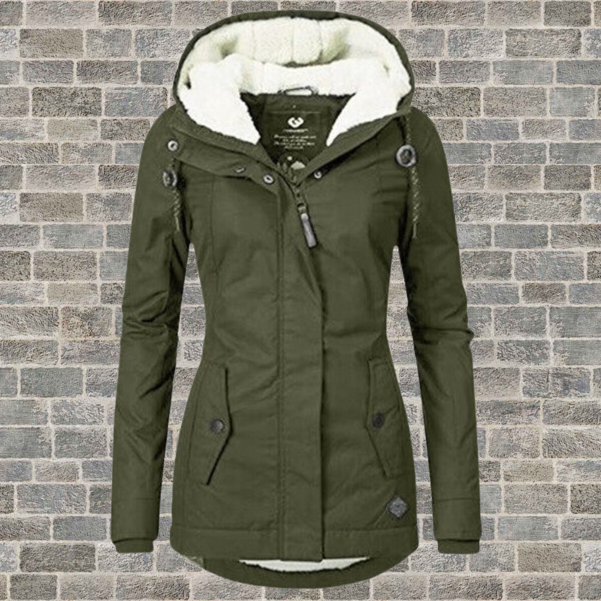 Women’s Padded Winter Coat | Hooded Fleece-Lined Jacket | Elsie