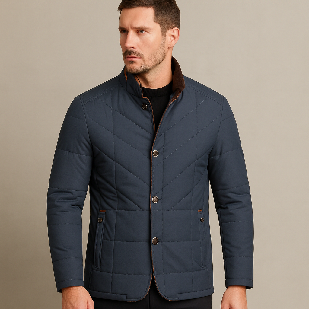 Men’s Padded Winter Jacket – Warm & Water-Repellent
