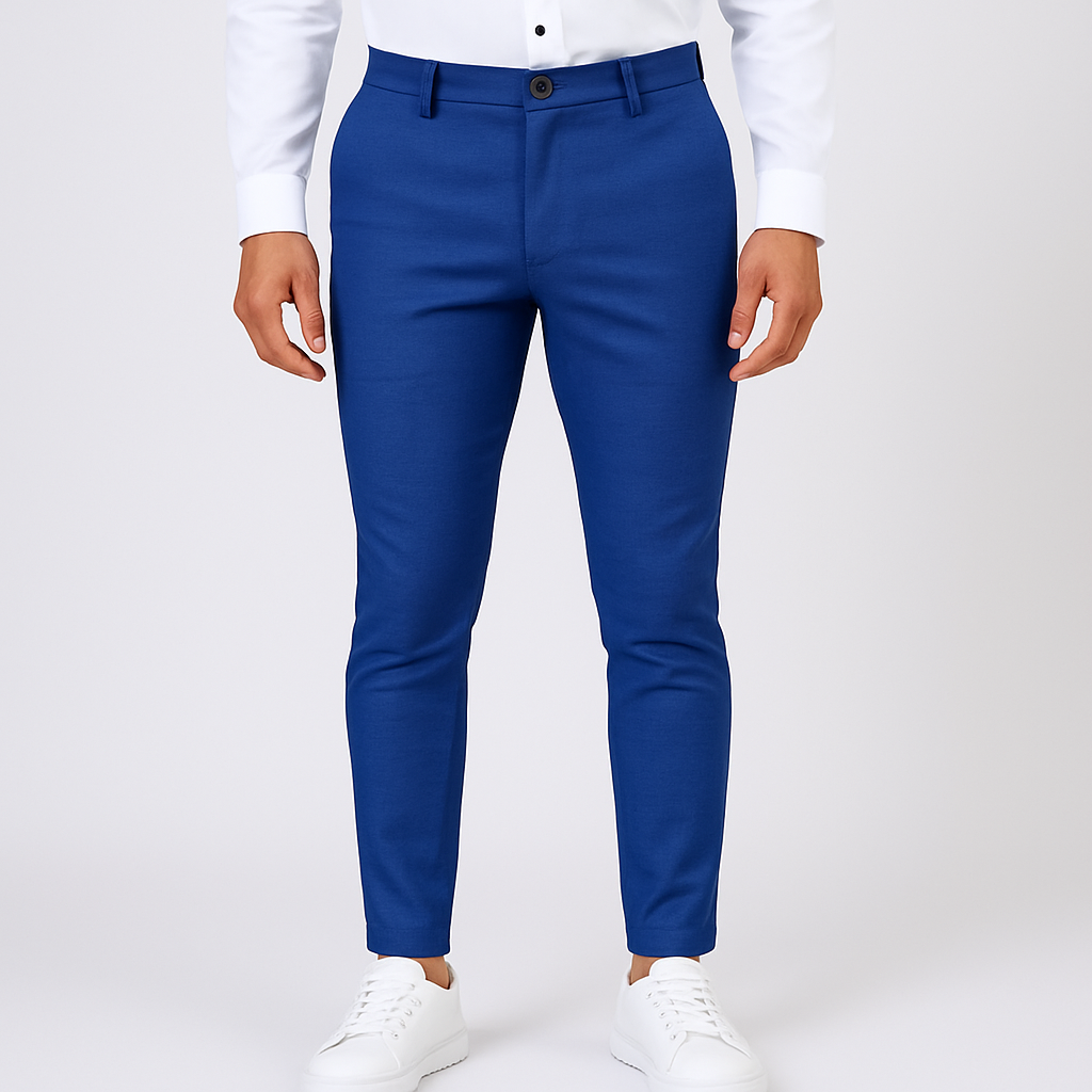 Slim-Fit Men’s Trousers | Modern Stretch Comfort