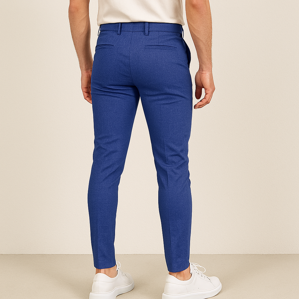 Slim-Fit Men’s Trousers | Modern Stretch Comfort