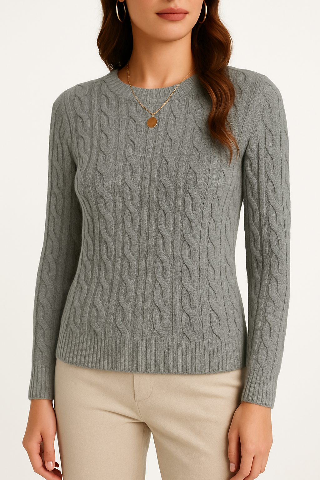 Women’s Cable Knit Sweater | Soft & Warm