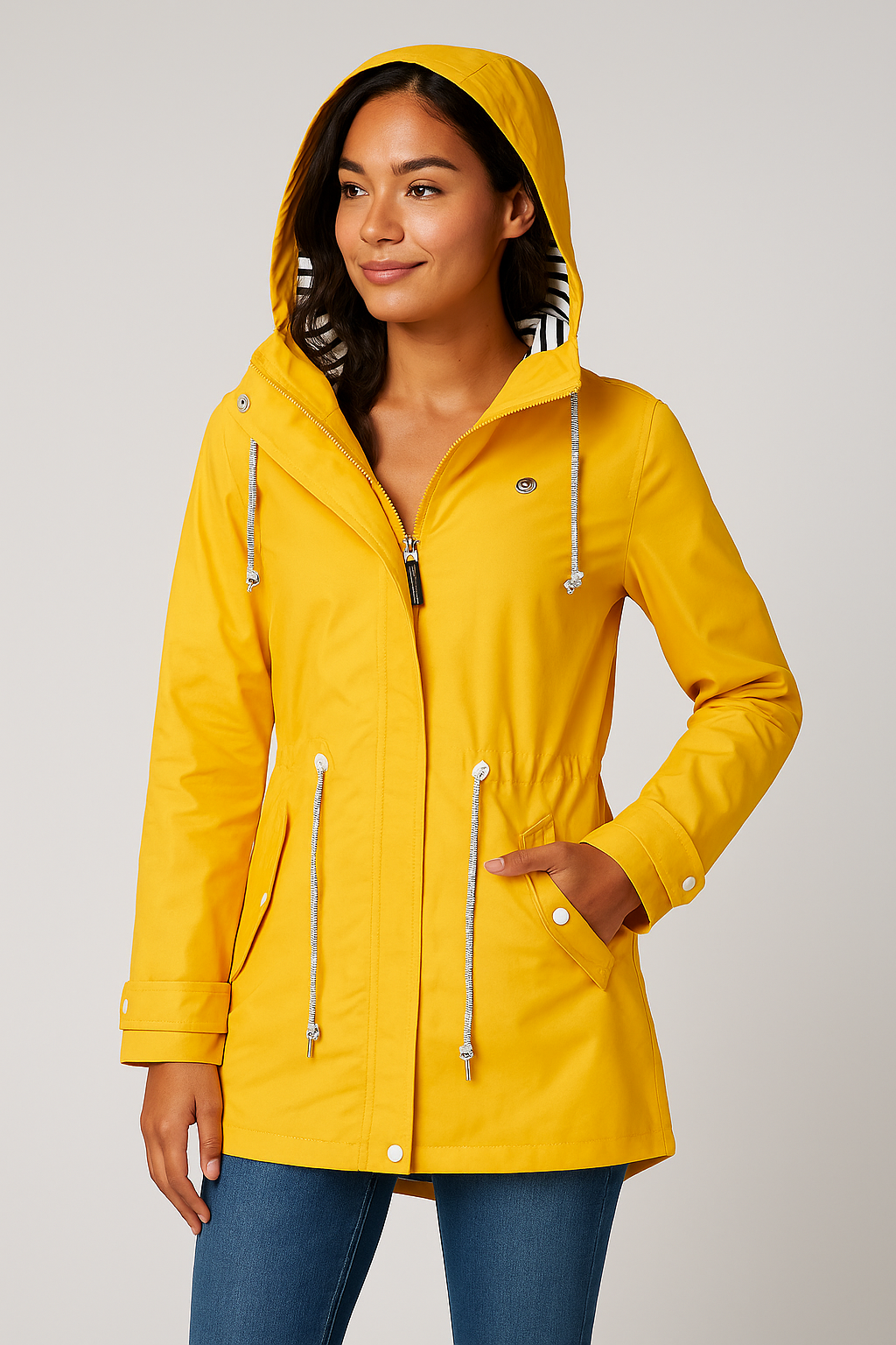 Waterproof Women’s Rain Jacket | Lightweight Hooded Coat | Maren