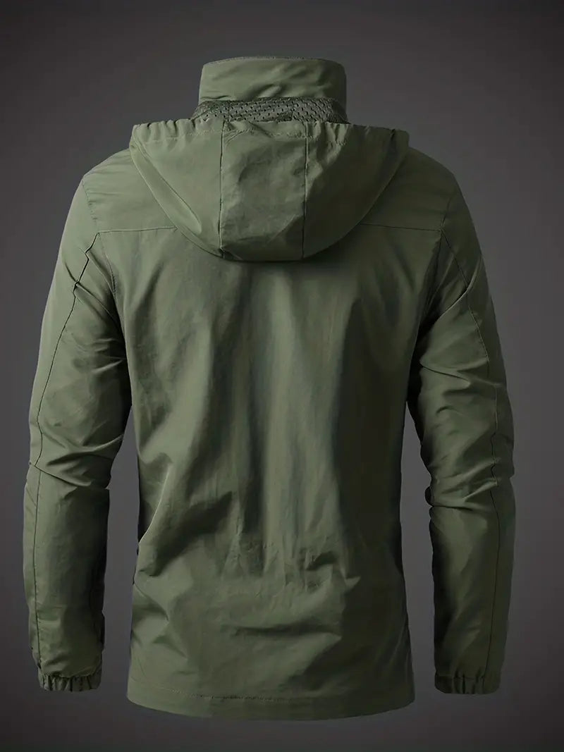 Men’s Waterproof Outdoor Jacket | Windproof Lightweight Rain Coat | Oliver