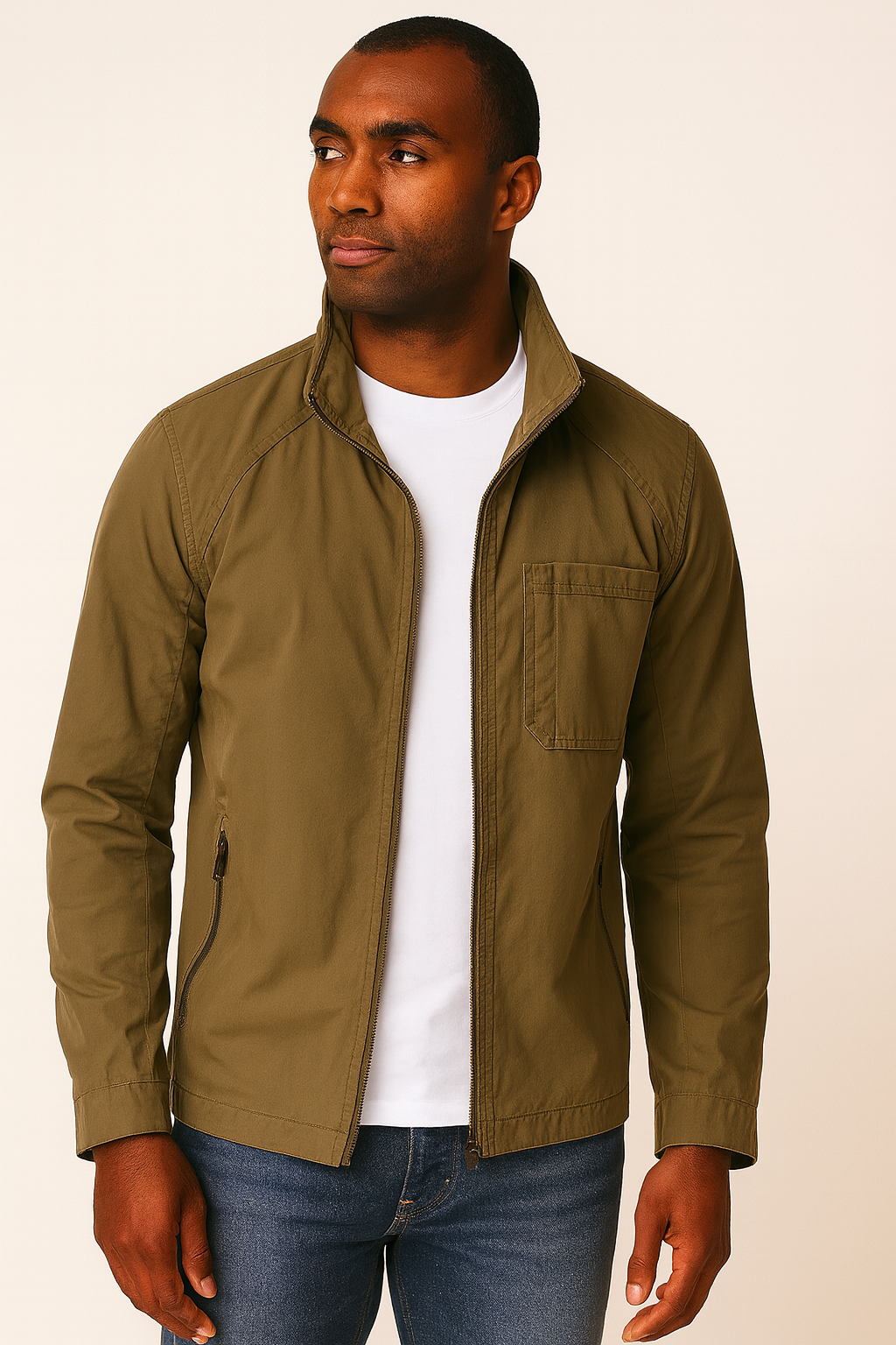 Waterproof Cargo Windbreaker Jacket | Lightweight Outdoor Style for Men | Jordan