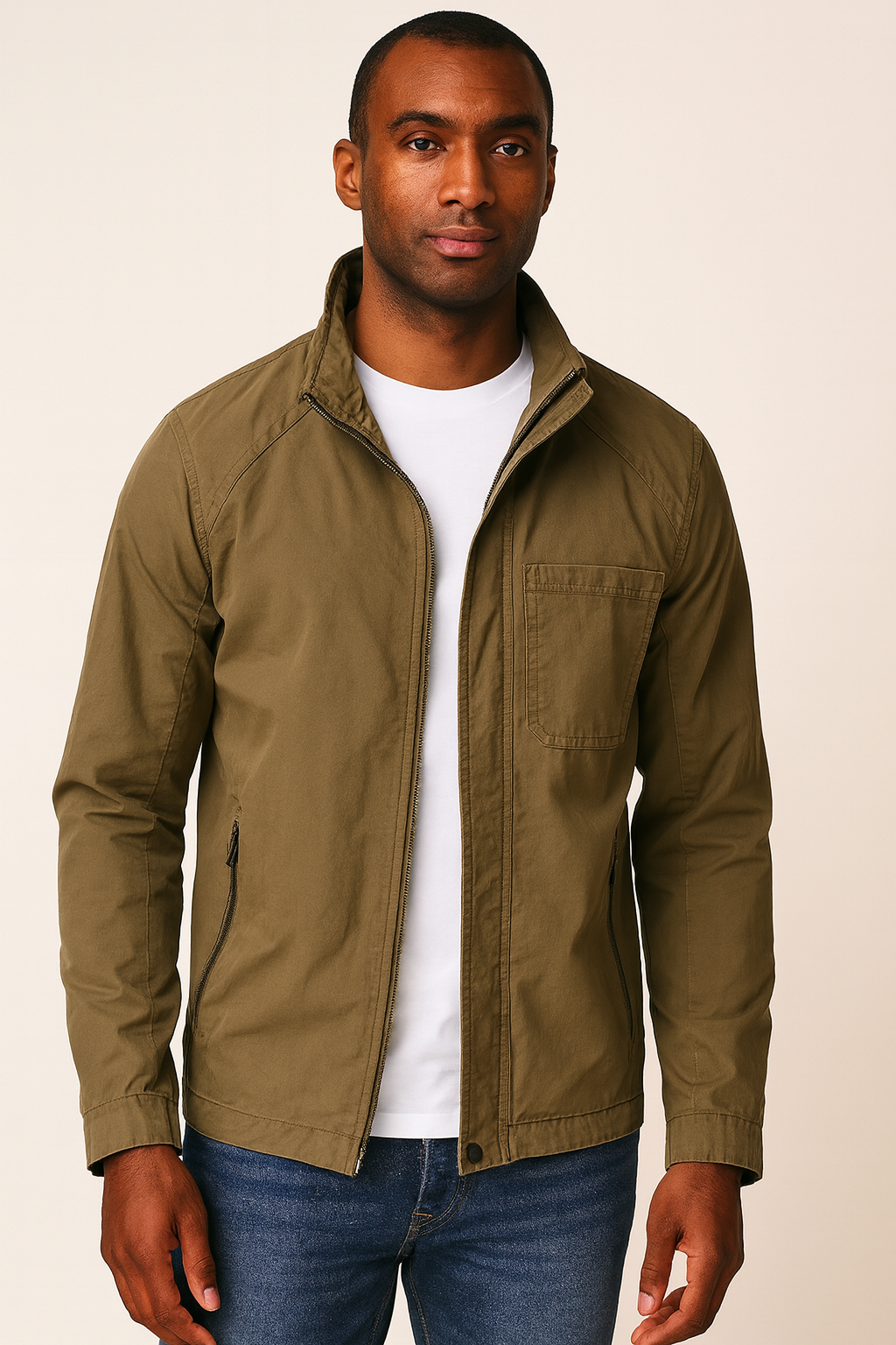 Waterproof Cargo Windbreaker Jacket | Lightweight Outdoor Style for Men | Jordan