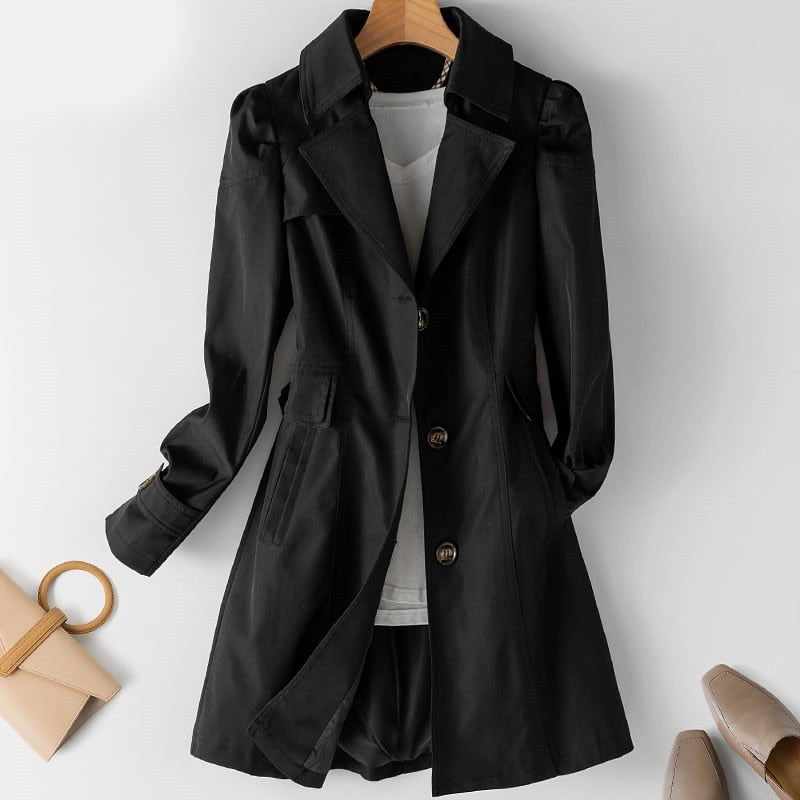 Women’s Trench Coat | Elegant Transitional Business Jacket | Clara