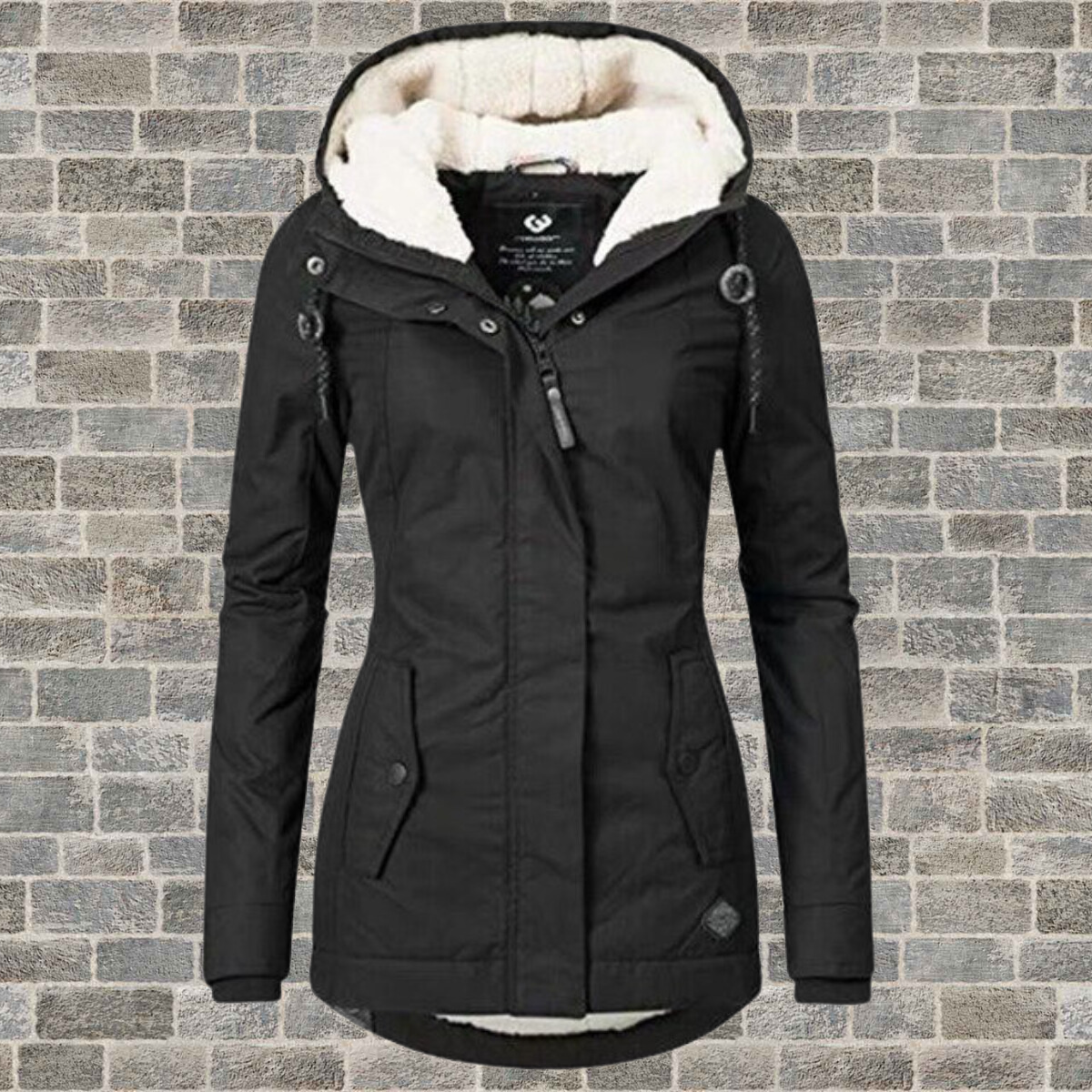 Women’s Padded Winter Coat | Hooded Fleece-Lined Jacket | Elsie