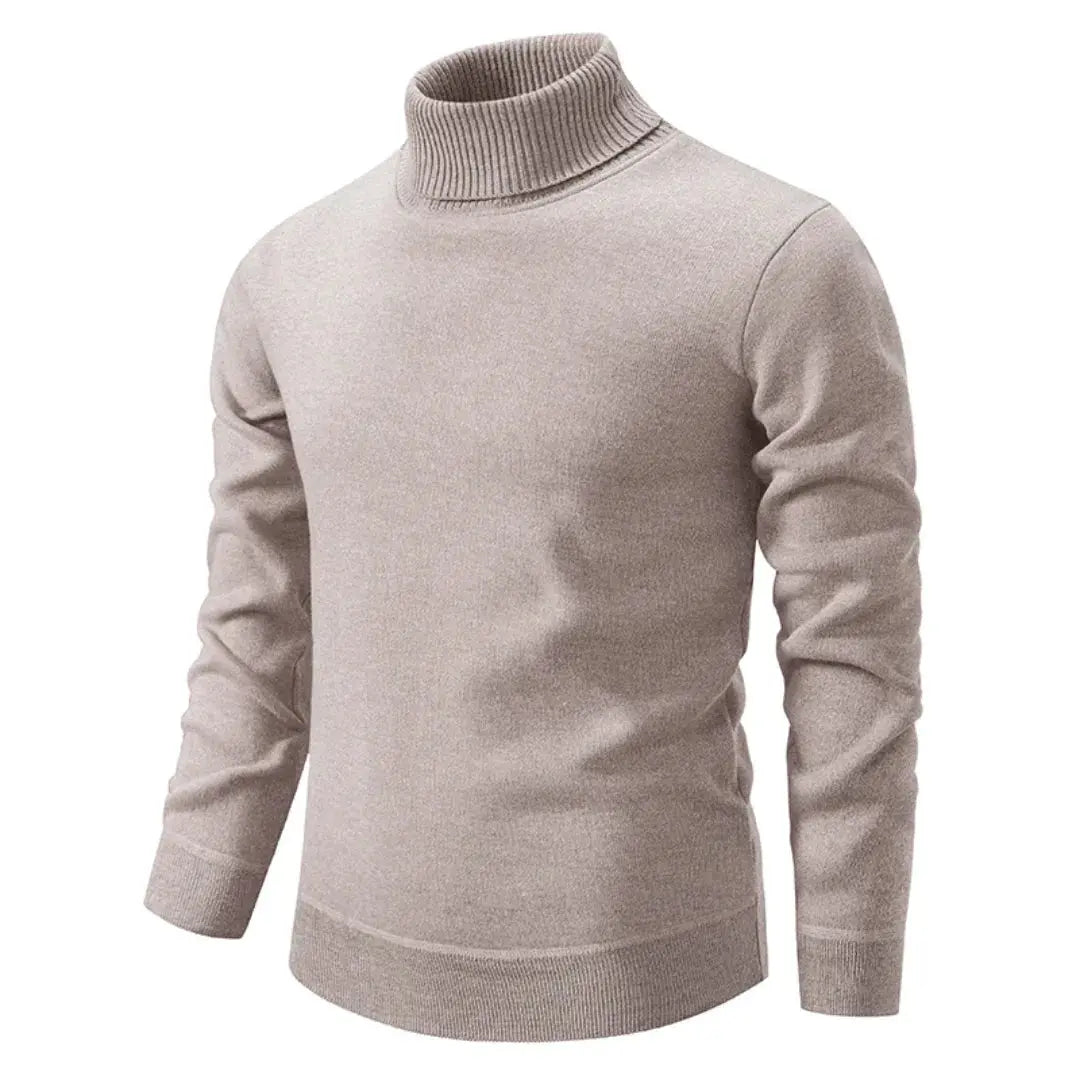 Men’s Classic Turtleneck Sweater – Soft Knit Warmth