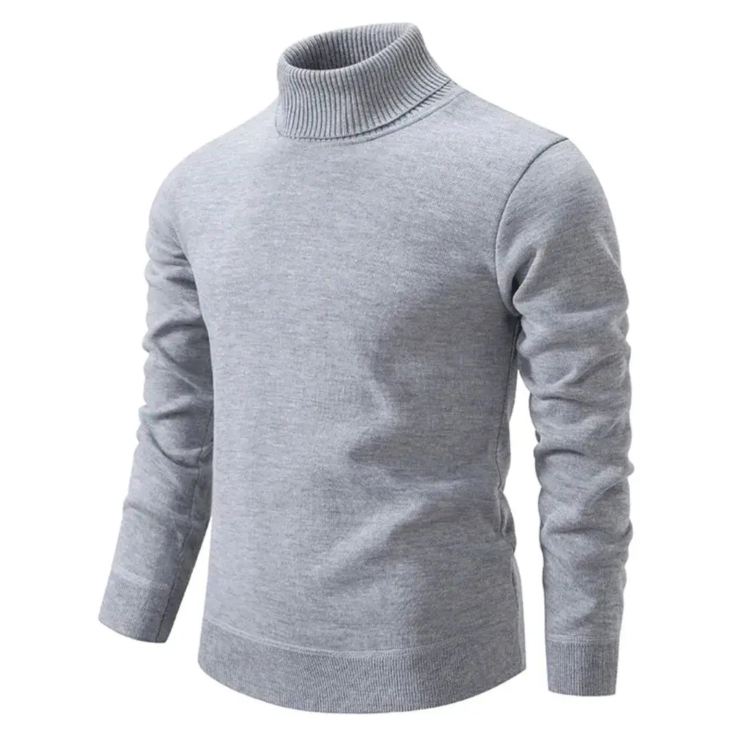 Men’s Classic Turtleneck Sweater – Soft Knit Warmth
