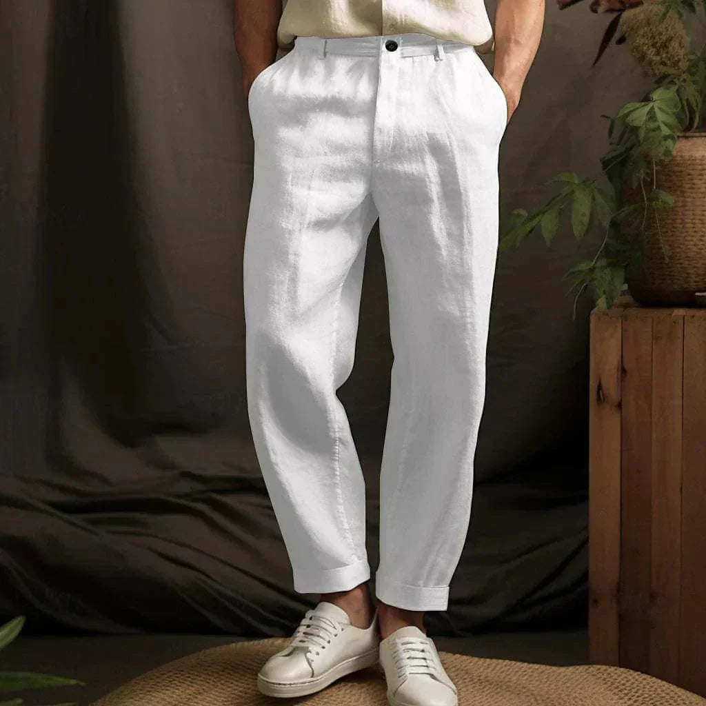 Men’s Relaxed Linen Pants | Lightweight Comfort