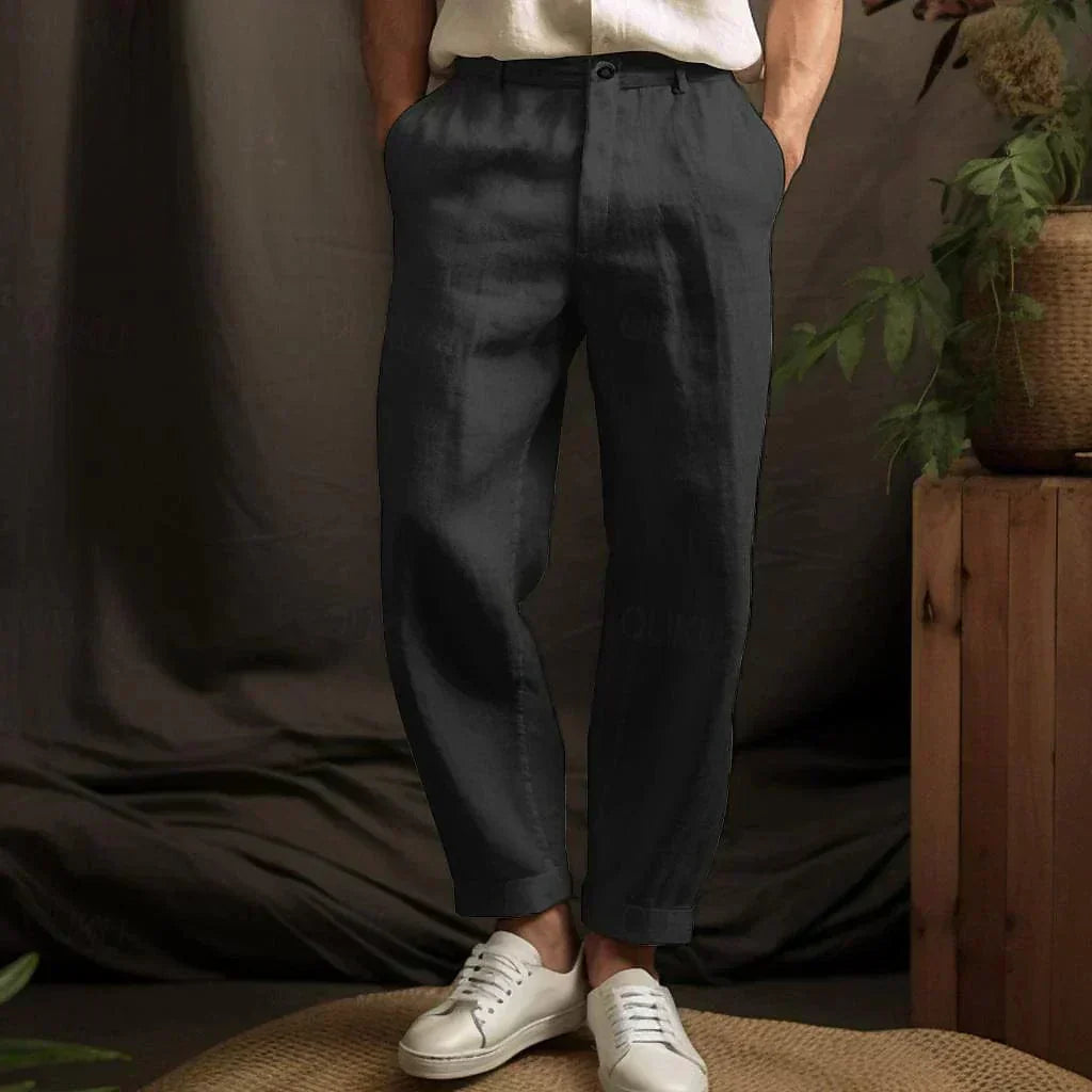 Men’s Relaxed Linen Pants | Lightweight Comfort