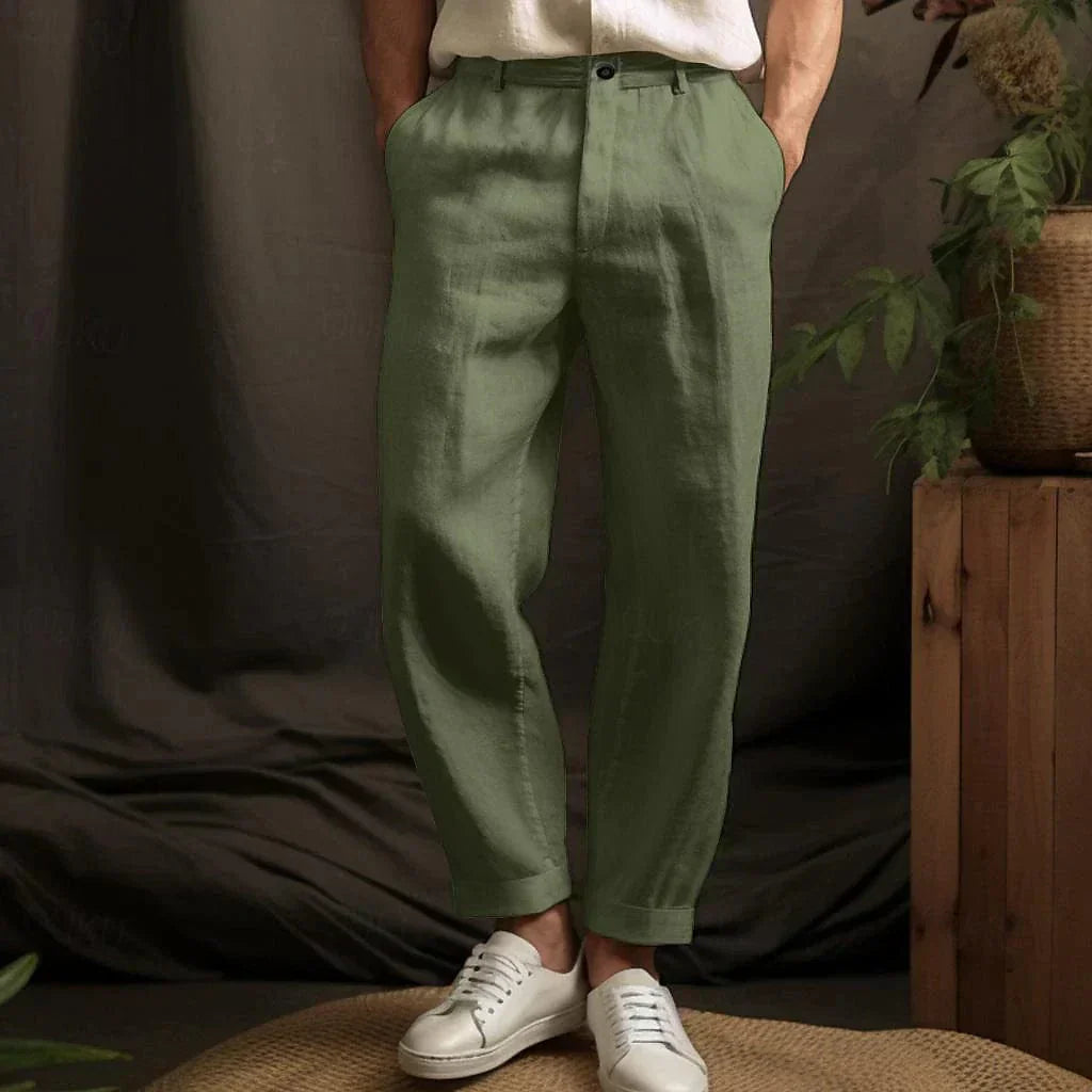 Men’s Relaxed Linen Pants | Lightweight Comfort