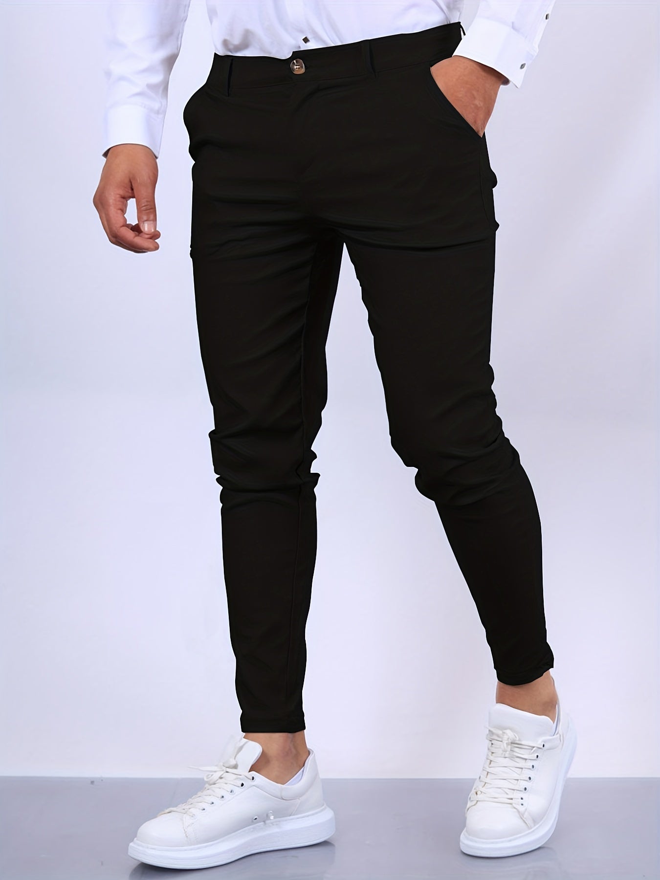 Slim-Fit Men’s Trousers | Modern Stretch Comfort