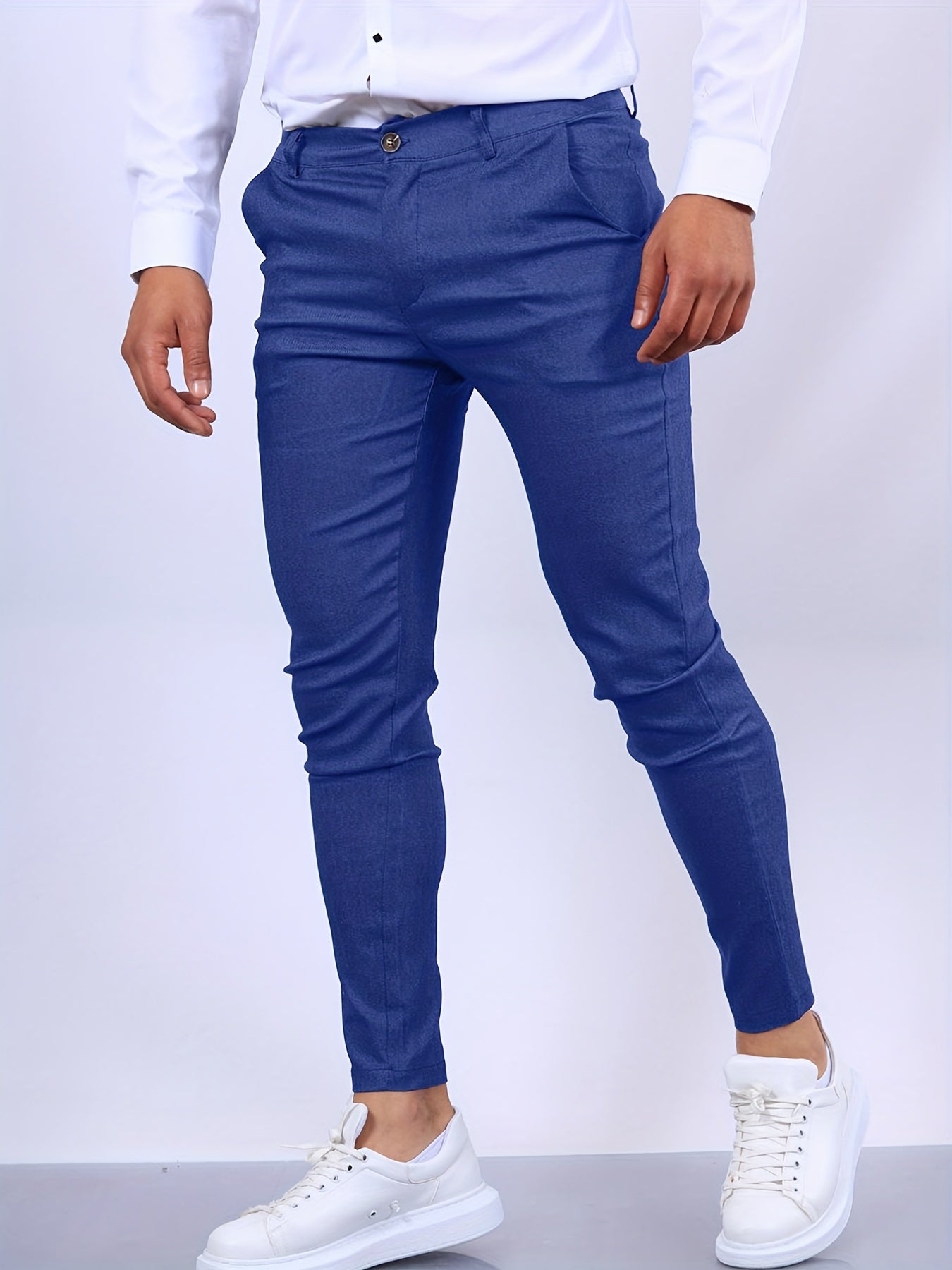 Slim-Fit Men’s Trousers | Modern Stretch Comfort