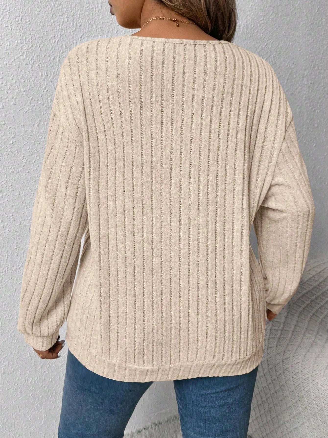 Women’s Ribbed Knit Sweater | Soft & Casual Comfort